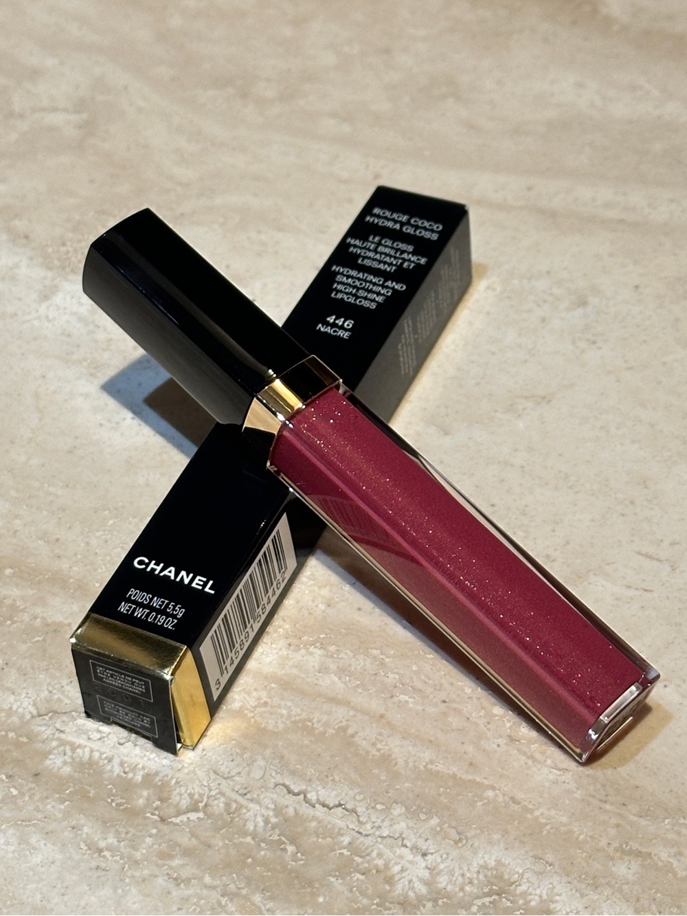 CHANEL Rouge Coco Hydra Gloss Lipgloss - 446 NACRE